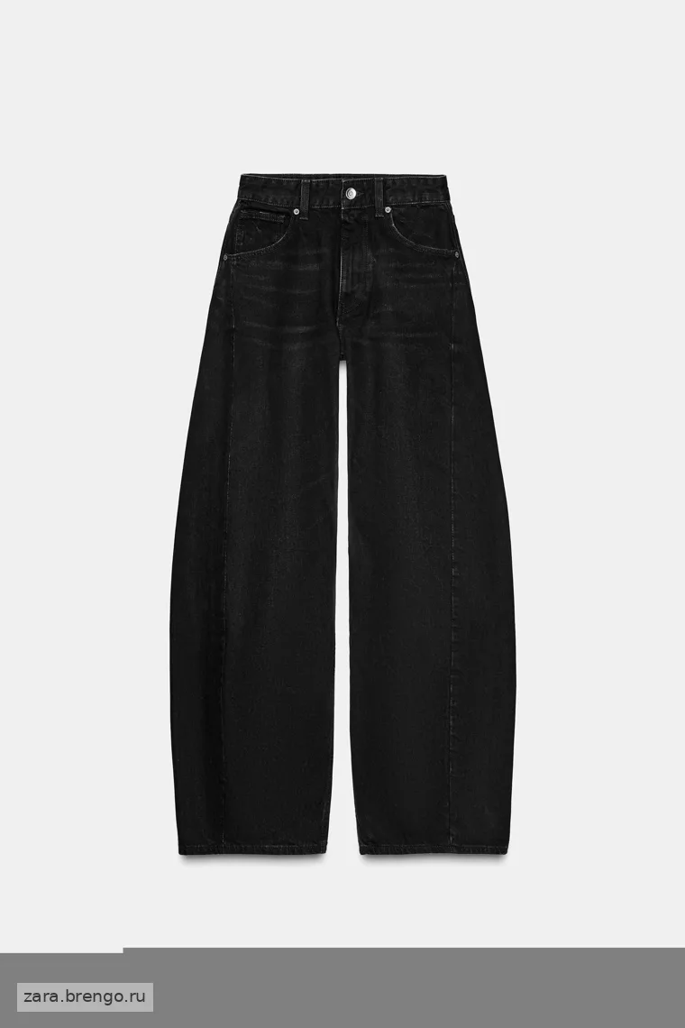 Джинсы средней посадки oversize trf