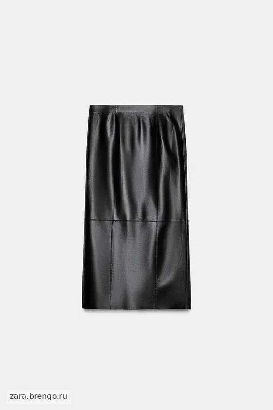 ЮБКА ИЗ 100% КОЖИ — коллекция Zara «ZW» 