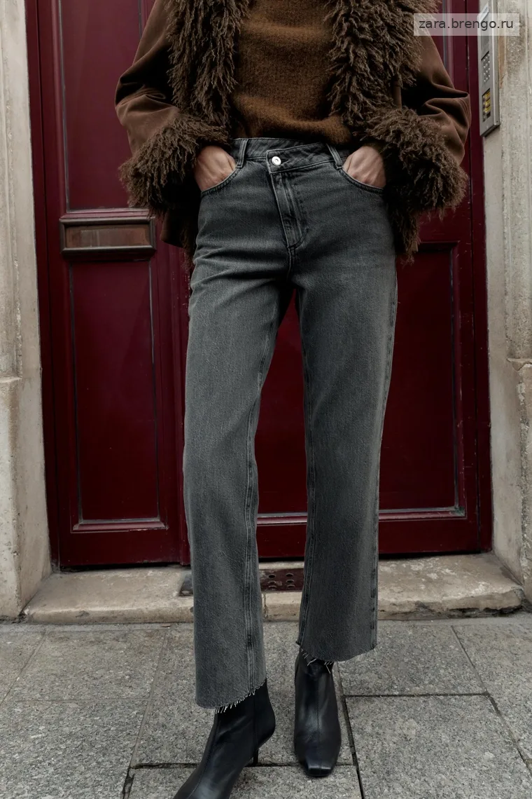 Джинсы с высокой посадкой z1975 straight cross-over waist