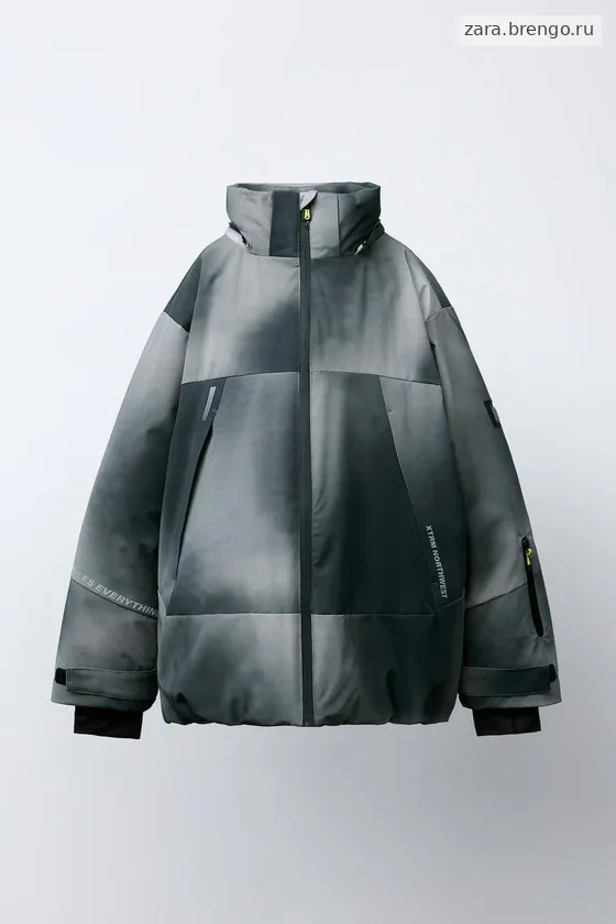 КУРТКА С КАПЮШОНОМ TIE DYE  RECCO® SYSTEM коллекция «Ski»