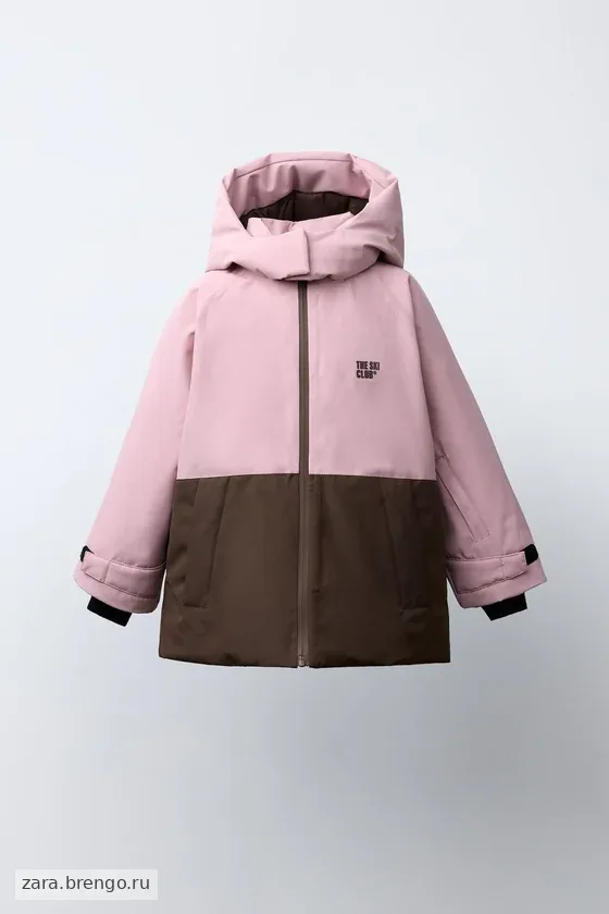 КУРТКА С КАПЮШОНОМ  В СТИЛЕ COLOR BLOCK коллекция «Ski»