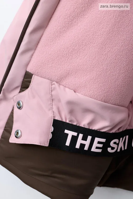 КУРТКА С КАПЮШОНОМ  В СТИЛЕ COLOR BLOCK коллекция «Ski»