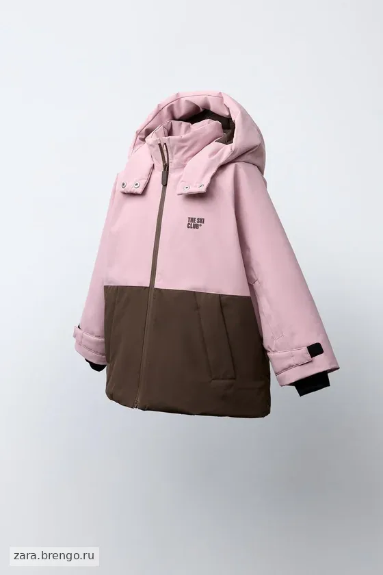 КУРТКА С КАПЮШОНОМ  В СТИЛЕ COLOR BLOCK коллекция «Ski»