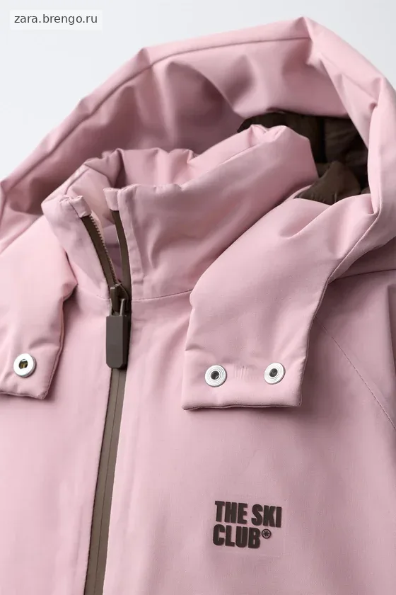 КУРТКА С КАПЮШОНОМ  В СТИЛЕ COLOR BLOCK коллекция «Ski»