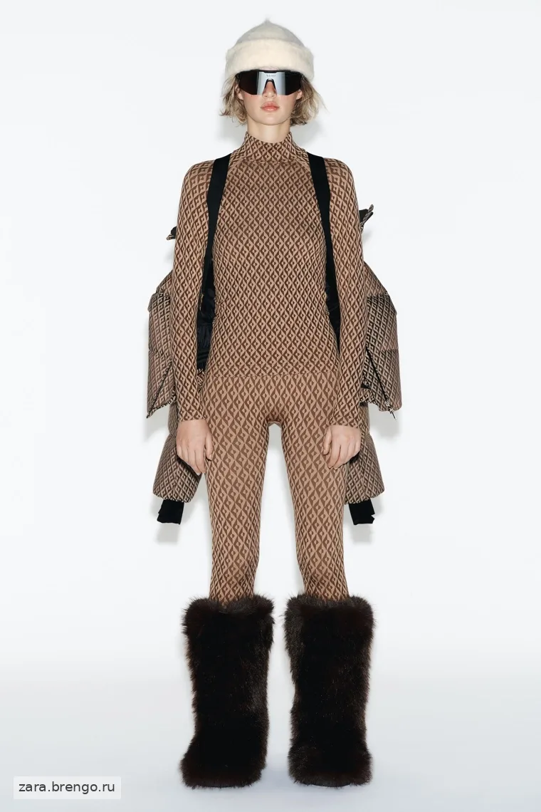 Легкая структурная термобельевая майка из коллекции для лыж zara