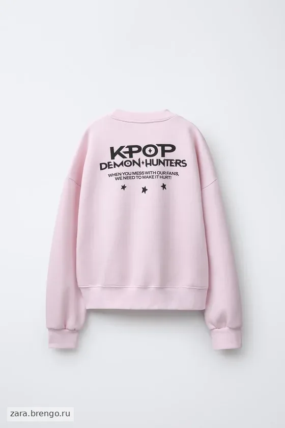 ТОЛСТОВКА С ПРИНТОМ «Kpop Demon Hunters» © Netflix