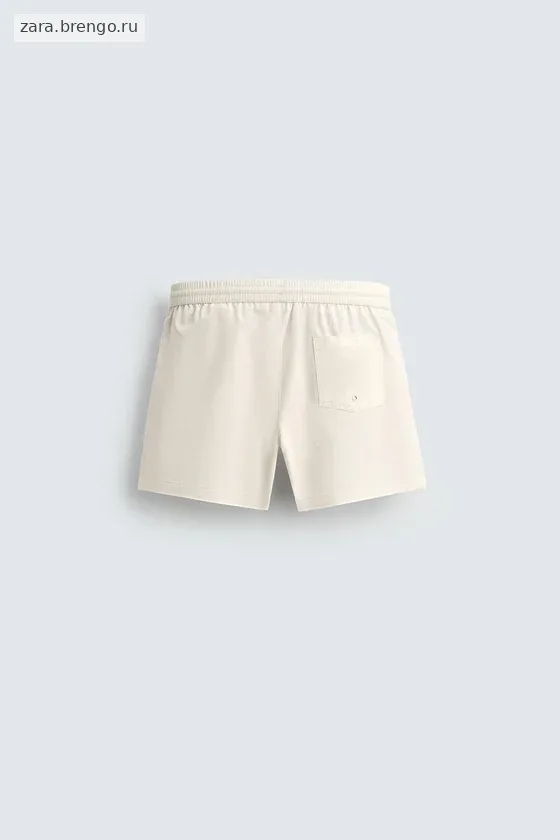 Полупрозрачные плавки из технической ткани средней длины zara