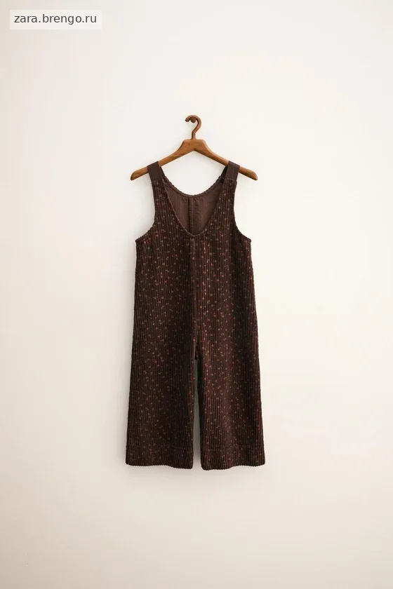 Zara «Timeless» - ВЕЛЬВЕТОВЫЙ КОМБИНЕЗОН С ЦВЕТОЧНЫМ ПРИНТОМ
