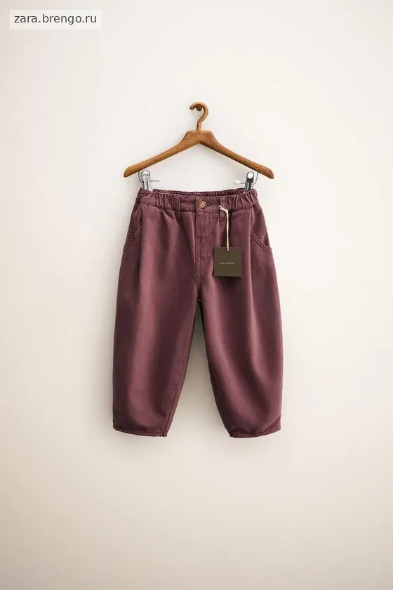 Zara «Timeless» — БРЮКИ баллон С ЗАЩИПАМИ