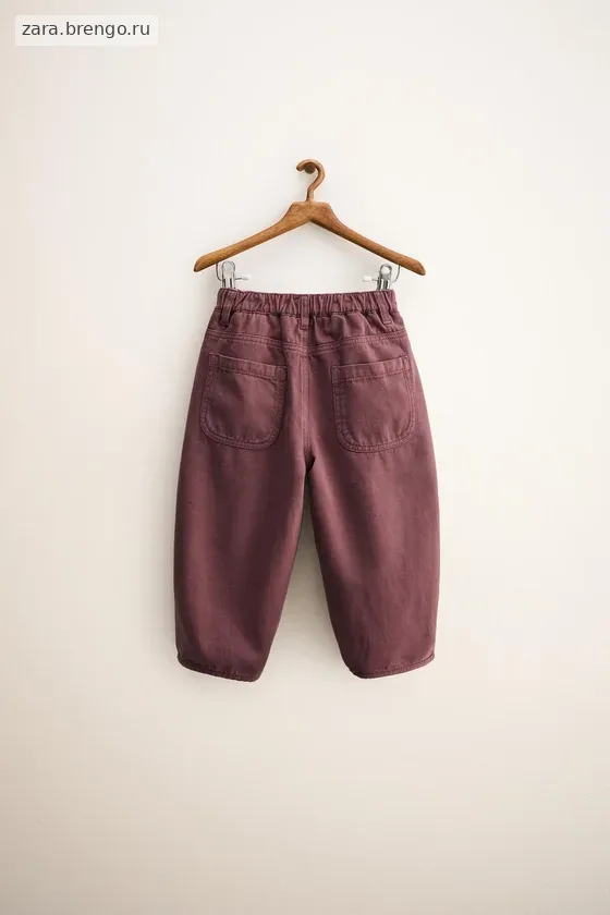 Zara «Timeless» — БРЮКИ баллон С ЗАЩИПАМИ