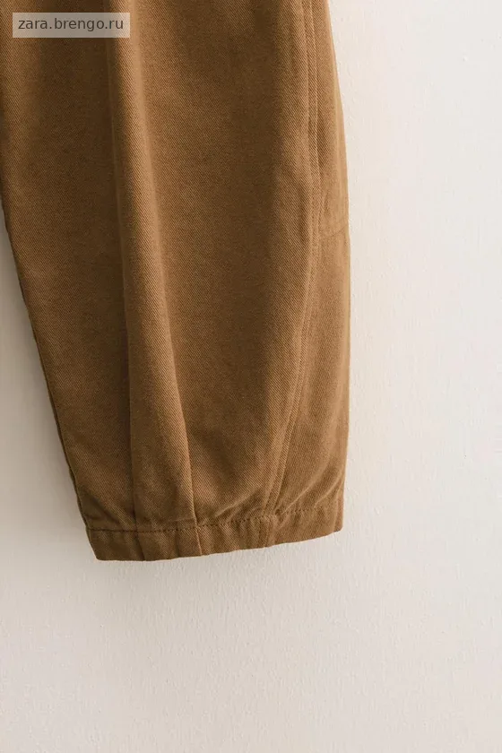 Zara «Timeless» — БРЮКИ-БАГГИ С ЗАЩИПАМИ