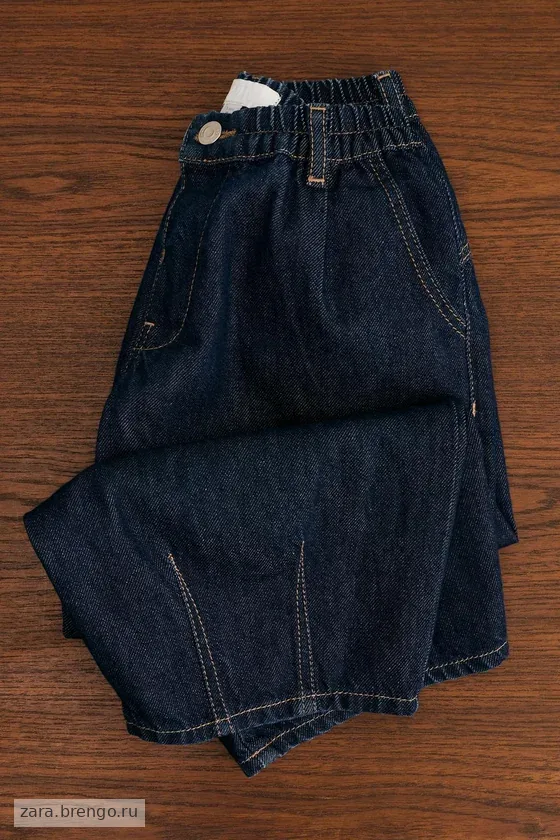 Zara «Timeless» — ДЖИНСЫ баллон С ЗАЩИПАМИ