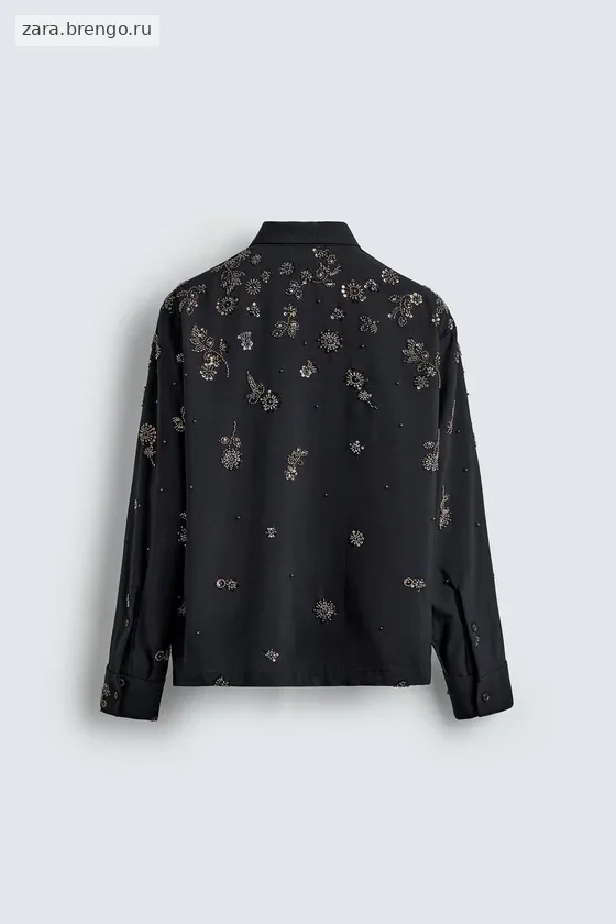 Рубашка с пайетками 