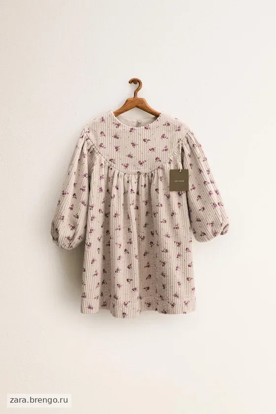 Zara «Timeless» - ВЕЛЬВЕТОВОЕ ПЛАТЬЕ В ЦВЕТОК