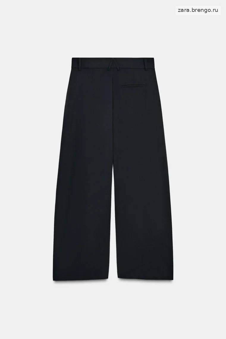 Широкие брюки Zara «ZW» с ластиком и защипами