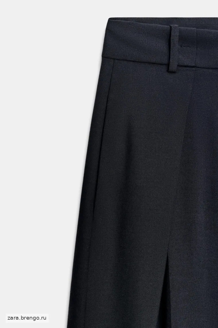 Широкие брюки Zara «ZW» с ластиком и защипами