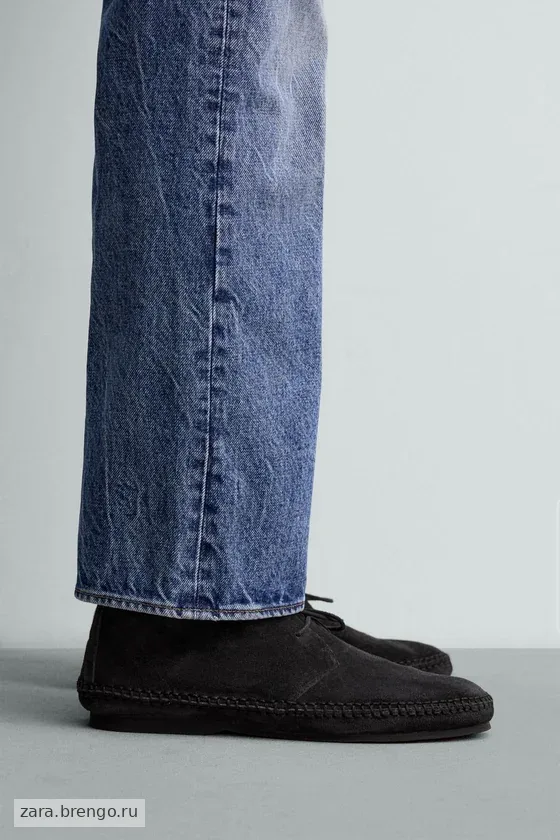 КОЖАНЫЕ ТУФЛИ-ДЕРБИ С ПОДОШВОЙ Vibram® Zara «Aaron Levine»