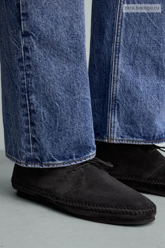 КОЖАНЫЕ ТУФЛИ-ДЕРБИ С ПОДОШВОЙ Vibram® Zara «Aaron Levine»