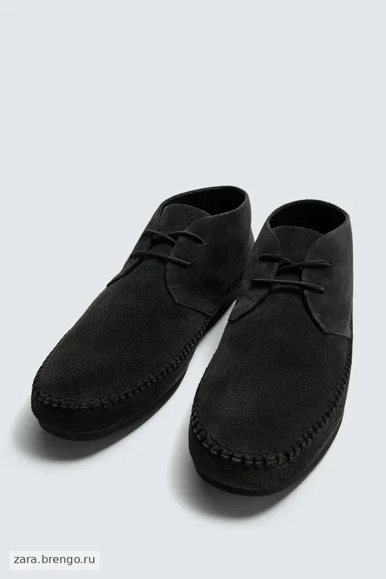 КОЖАНЫЕ ТУФЛИ-ДЕРБИ С ПОДОШВОЙ Vibram® Zara «Aaron Levine»