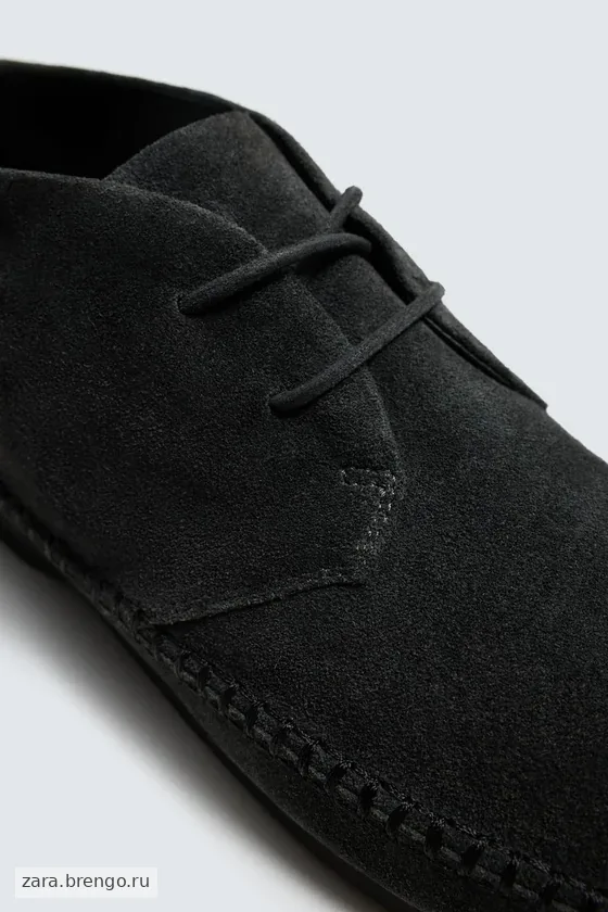 КОЖАНЫЕ ТУФЛИ-ДЕРБИ С ПОДОШВОЙ Vibram® Zara «Aaron Levine»