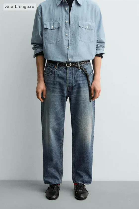 ДЖИНСЫ  прямого кроя Zara «Aaron Levine»
