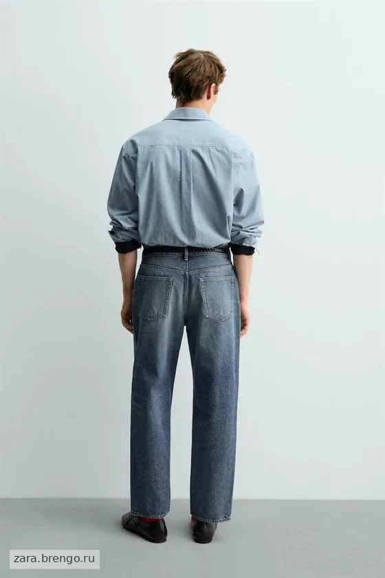 ДЖИНСЫ  прямого кроя Zara «Aaron Levine»