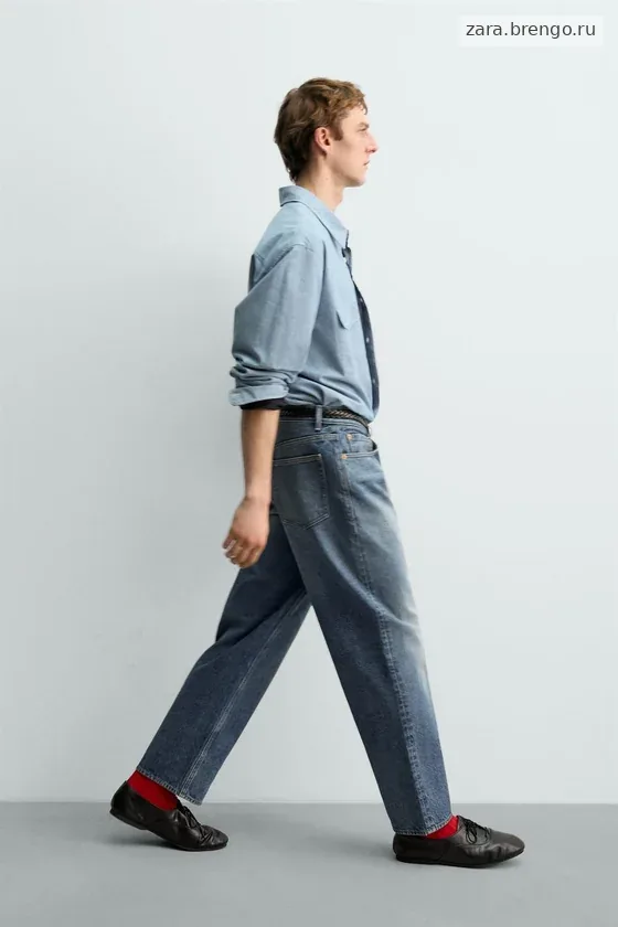 ДЖИНСЫ  прямого кроя Zara «Aaron Levine»