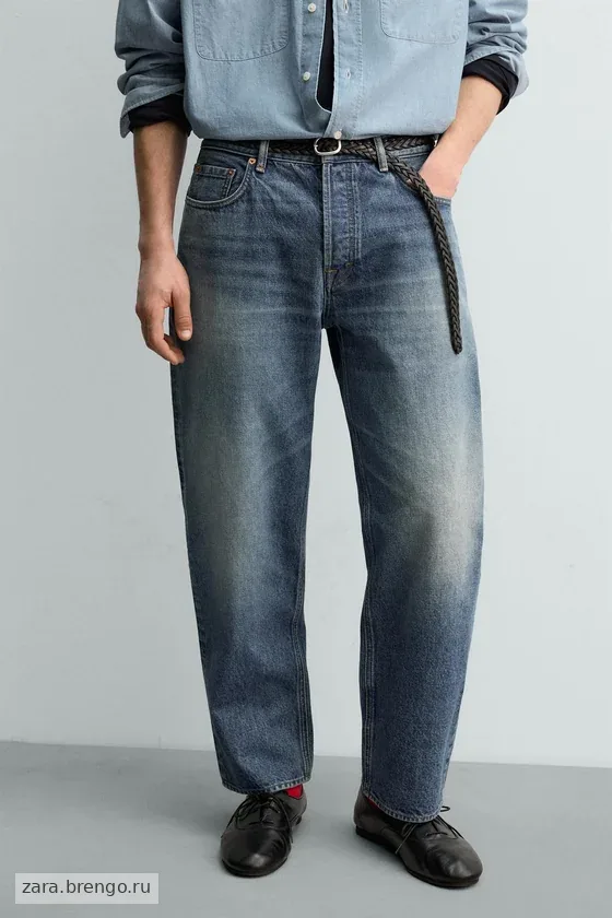 ДЖИНСЫ  прямого кроя Zara «Aaron Levine»