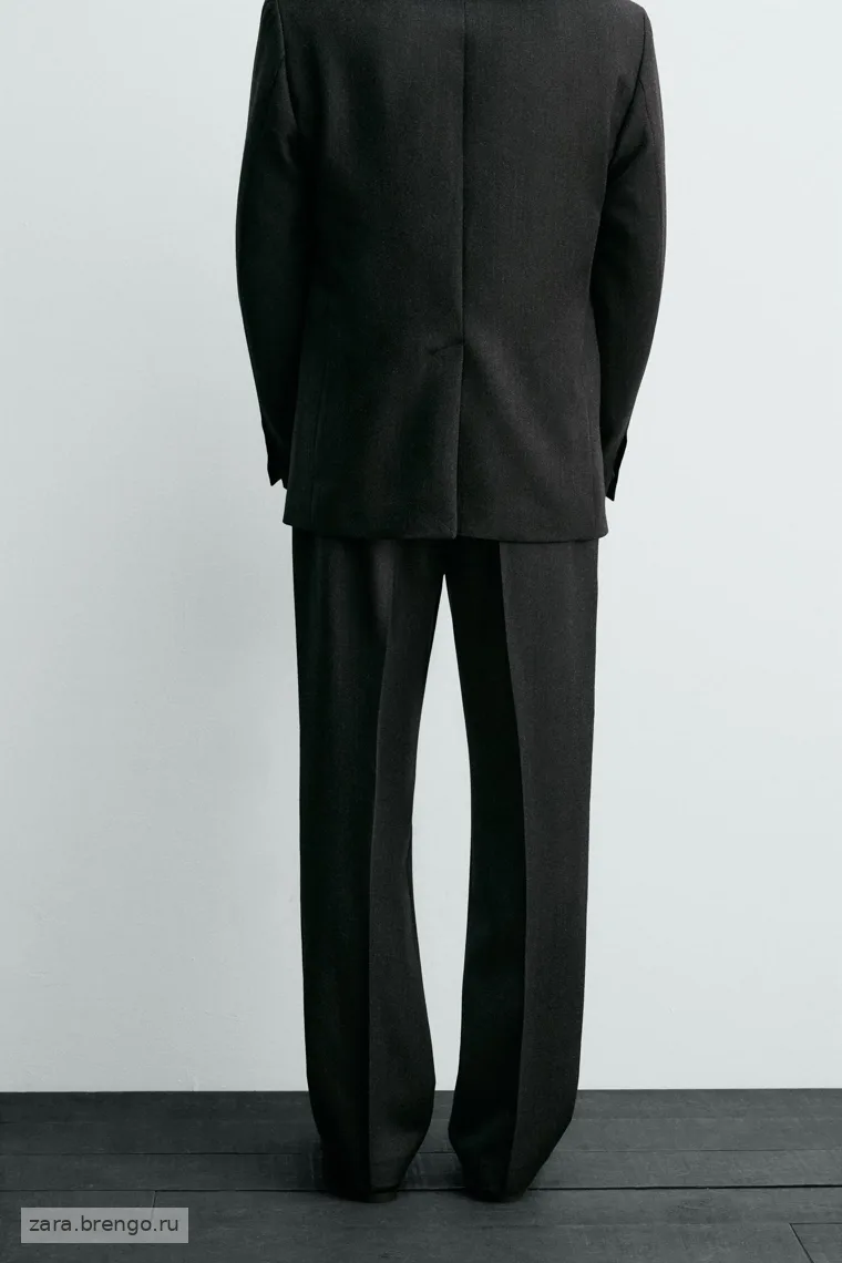 Брюки-костюм из шерсти Zara «Aaron Levine»