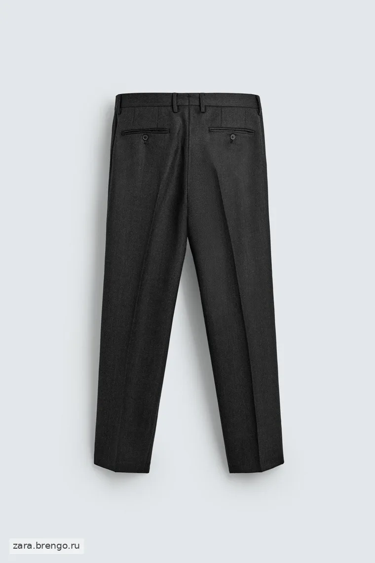 Брюки-костюм из шерсти Zara «Aaron Levine»