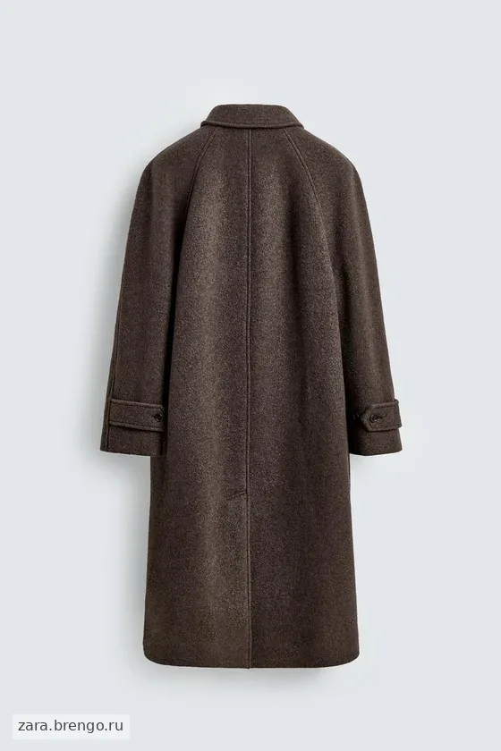 ДВУБОРТНОЕ ПАЛЬТО ИЗ СМЕСОВОЙ ШЕРСТИ MANTECO® Zara «Aaron Levine»