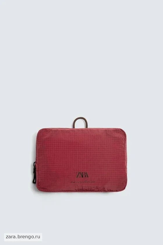 РЮКЗАК ИЗ ВЫСОКОТЕХНОЛОГИЧНОЙ ТКАНИ С ДЕТАЛЯМИ ИЗ КОЖИ Zara «Aaron Levine»