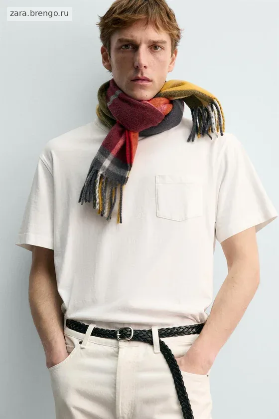 ФУТБОЛКА С КАРМАНОМ Zara «Aaron Levine»