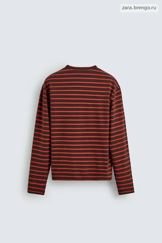 ЖАККАРДОВАЯ ФУТБОЛКА В ПОЛОСКУ Zara «Aaron Levine»