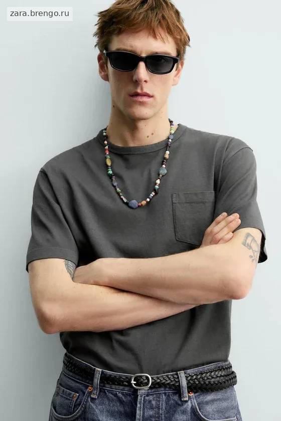 Ожерелье с бисером и камнями Zara «Aaron Levine»