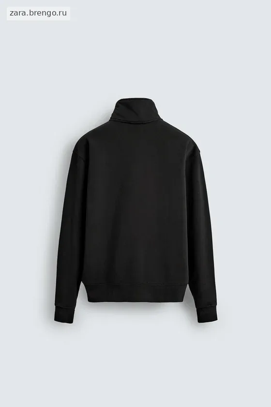ТОЛСТОВКА С ВОРОТНИКОМ НА МОЛНИИ И ЛЕНТОЙ Zara «Aaron Levine»