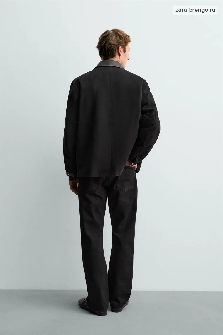 Джинсы прямого покроя буткат эрон левин для zara