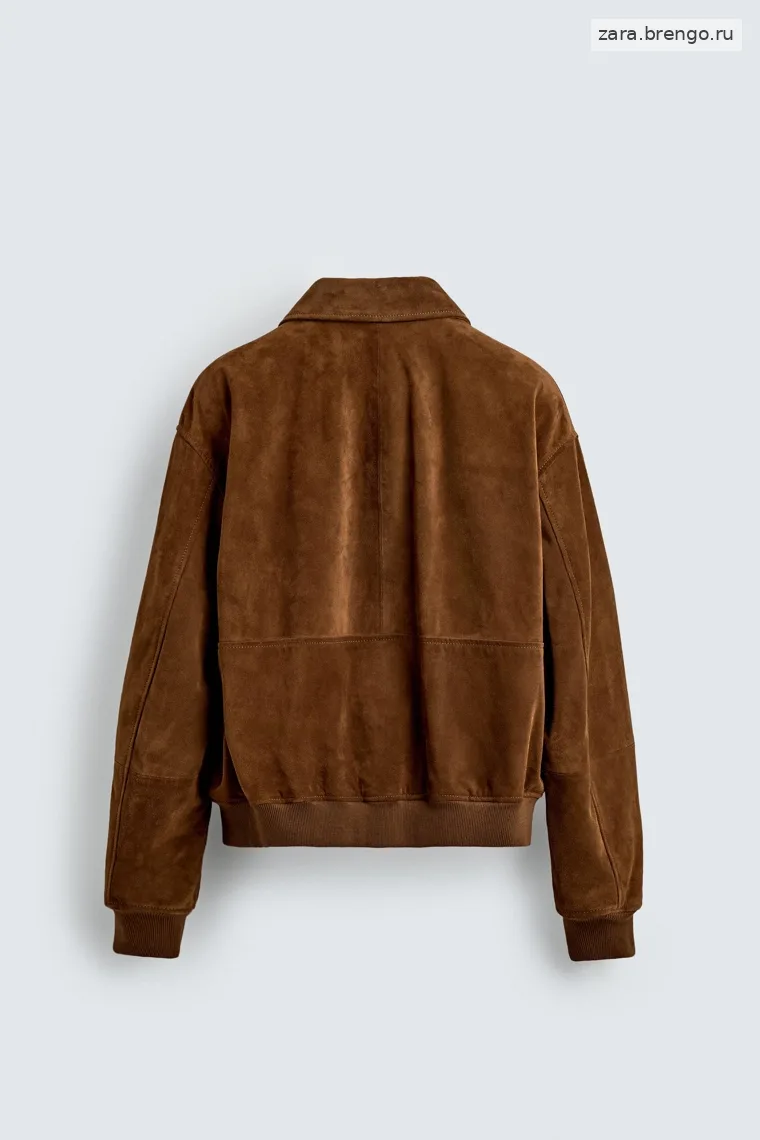 Укороченная куртка из замши Zara «Aaron Levine»