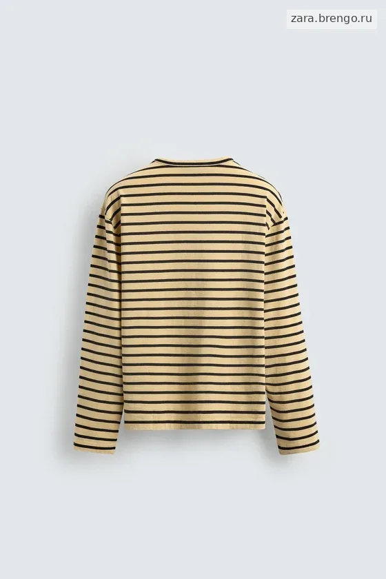 ЖАККАРДОВАЯ ФУТБОЛКА В ПОЛОСКУ Zara «Aaron Levine»