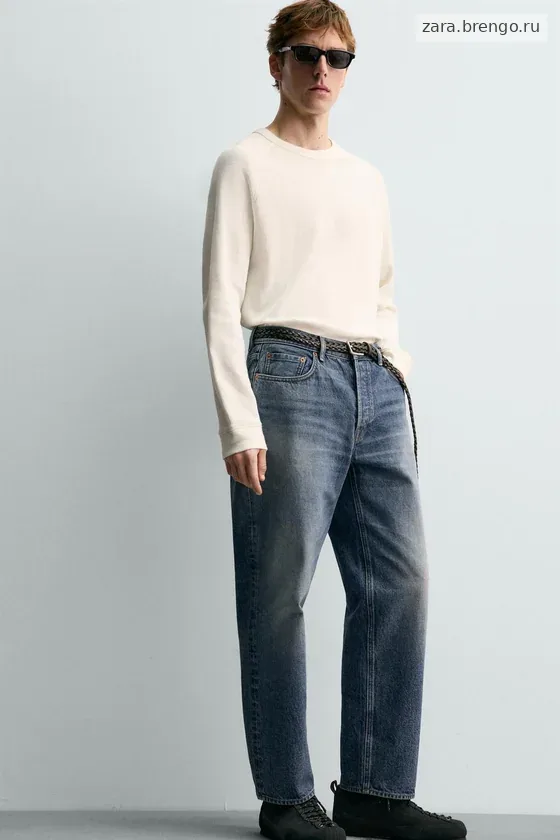 ФУТБОЛКА ИЗ РЕЛЬЕФНОЙ ТКАНИ Zara «Aaron Levine»