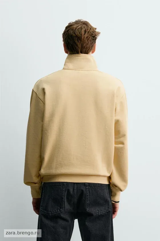 ТОЛСТОВКА С ВОРОТНИКОМ НА МОЛНИИ И ЛЕНТОЙ Zara «Aaron Levine»