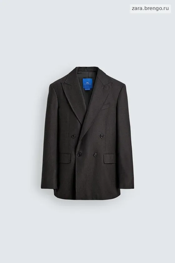 ДВУБОРТНЫЙ КОСТЮМНЫЙ БЛЕЙЗЕР ИЗ ШЕРСТИ Zara «Aaron Levine»