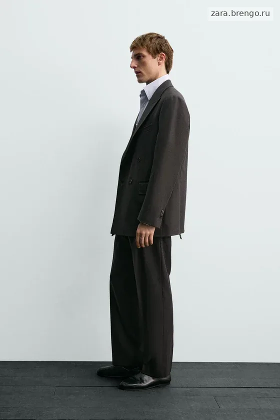 КОСТЮМНЫЕ БРЮКИ ИЗ ШЕРСТИ Zara «Aaron Levine»