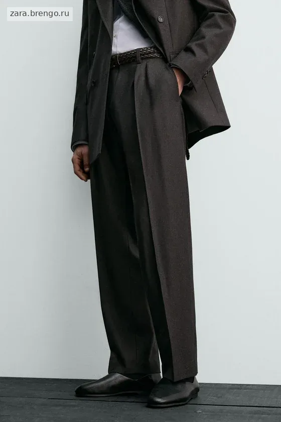 КОСТЮМНЫЕ БРЮКИ ИЗ ШЕРСТИ Zara «Aaron Levine»
