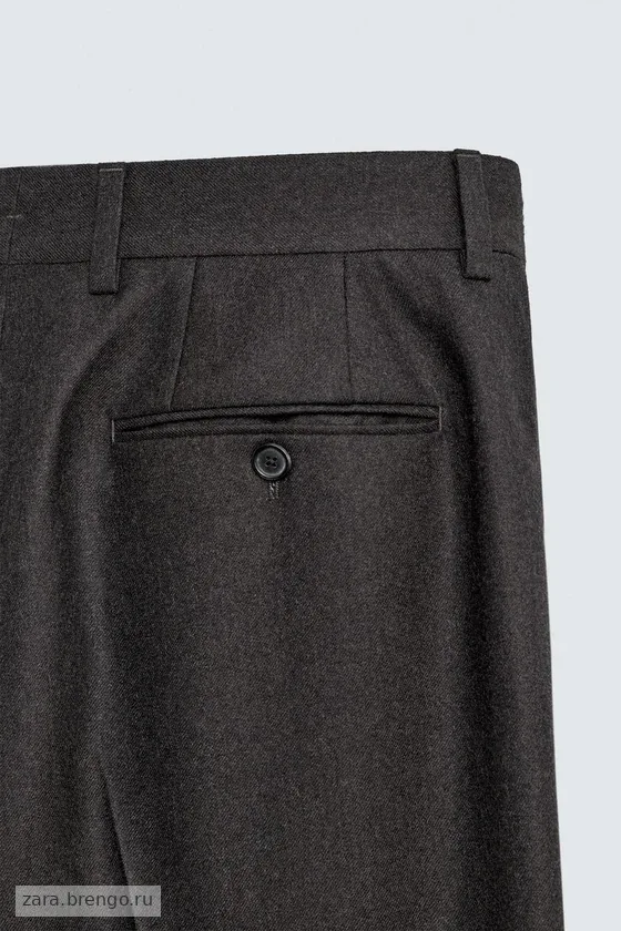 КОСТЮМНЫЕ БРЮКИ ИЗ ШЕРСТИ Zara «Aaron Levine»