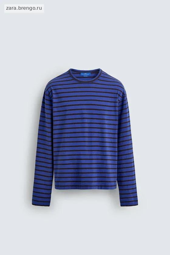 ЖАККАРДОВАЯ ФУТБОЛКА В ПОЛОСКУ Zara «Aaron Levine»