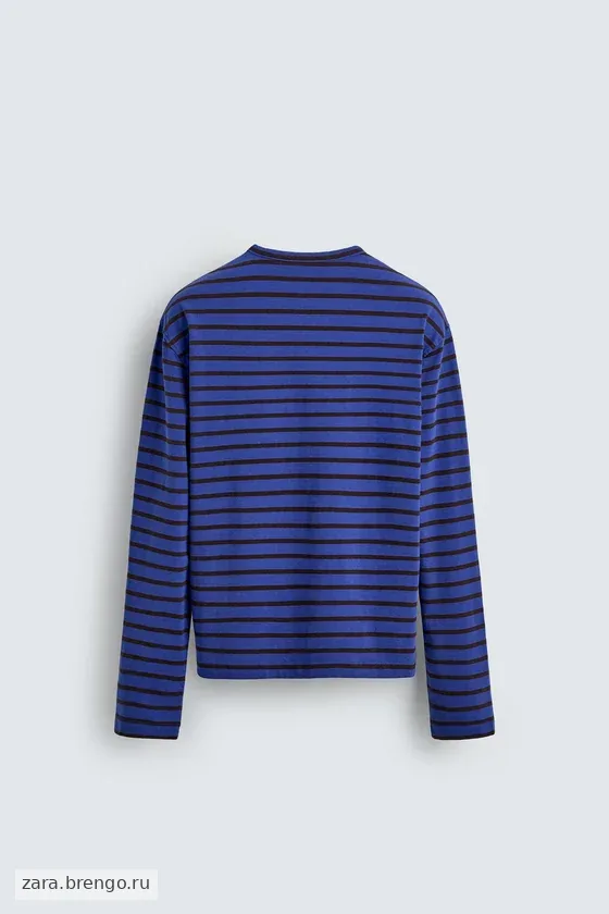ЖАККАРДОВАЯ ФУТБОЛКА В ПОЛОСКУ Zara «Aaron Levine»