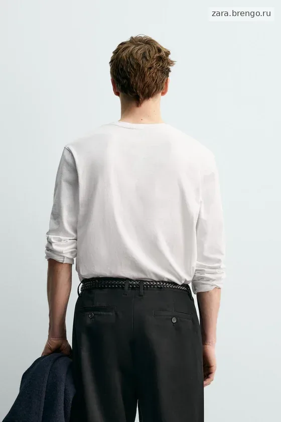 ФУТБОЛКА С ДЛИННЫМИ РУКАВАМИ И НАГРУДНЫМ КАРМАНОМ Zara «Aaron Levine»