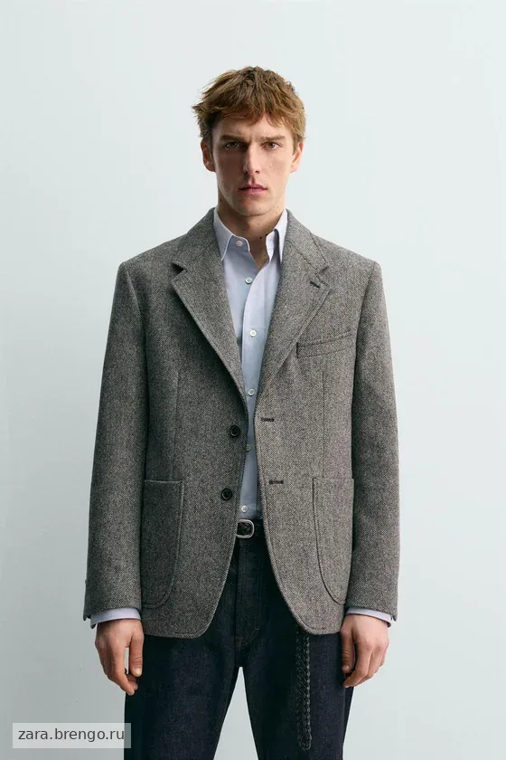 БЛЕЙЗЕР ИЗ 100% ШЕРСТИ Zara «Aaron Levine»