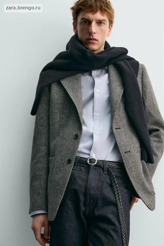 БЛЕЙЗЕР ИЗ 100% ШЕРСТИ Zara «Aaron Levine»